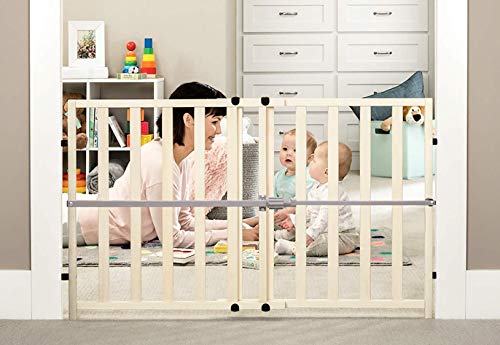Safety 42" Easy Fit Wooden Baby Gate (Wooden)