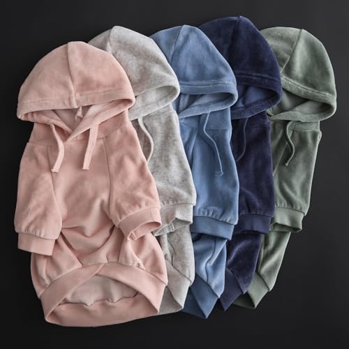 Cooper I Dog Hoodie (Light Heather Gray / Small (10-25 lbs))