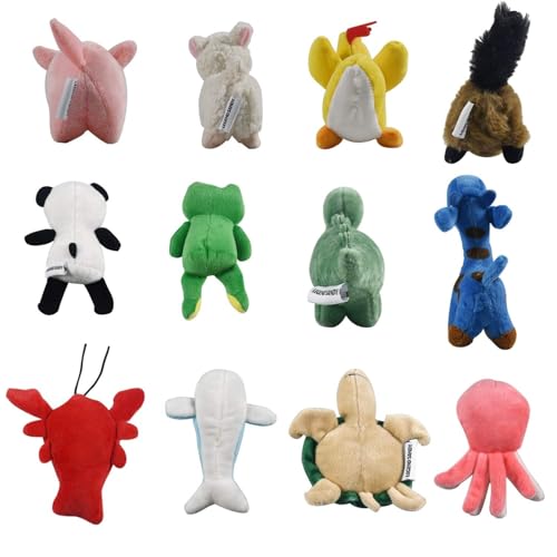 Squeaky Plush Dog Toy Pack for Puppy (12 Pack)