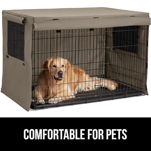 Dog Crate Covers (Light Taupe / 36" X 23" X 25")