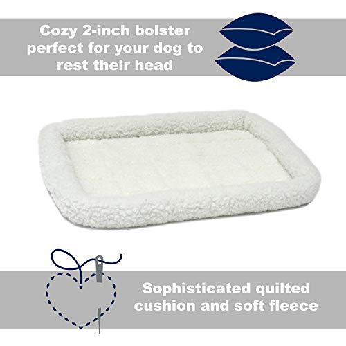 QuietTime Dog Bed (White / 24 Inch)