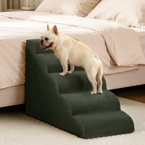 Dog Stairs for High Beds (Green)
