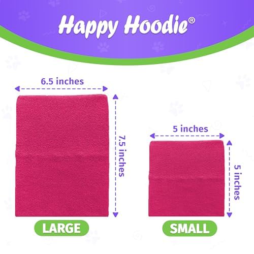 Happy Hoodie The Original Dog & Cat Calming Band for Noise & Anxiety Relief (Blue)