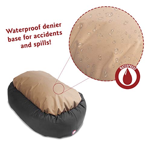 Bagel Calming Dog Bed (Gray)