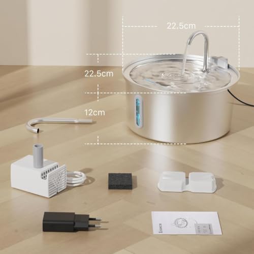 Cat Water Fountain Stainless Steel