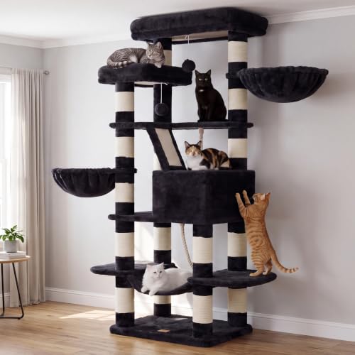 Cat Tree 68 inch Multi (Smoky Gray / 68 inch)