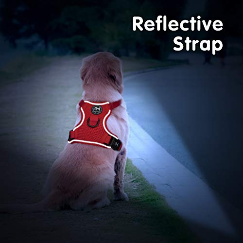 Mesh Dog Harness (XS / Red)