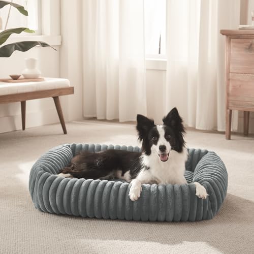 Dog Beds Large Sized Dog (Grey / L(36"x27"x8"))