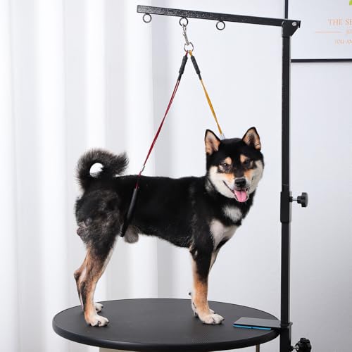 Dog Grooming Table Arm with Hammock (Black)