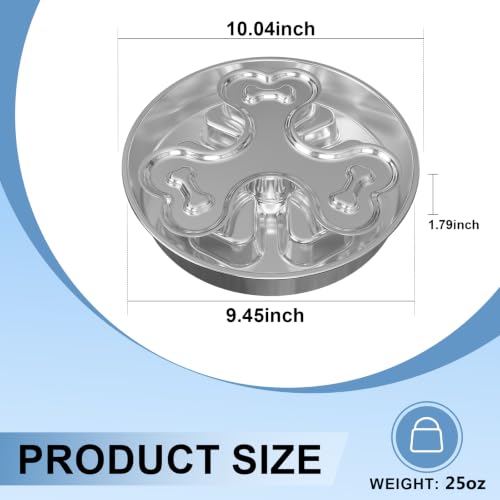 Stainless Steel Slow Feeder Dog Bowl