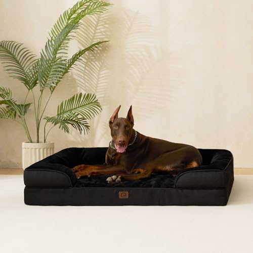 Orthopedic XXL Dog Bed (Black / 48.0"l X 35.0"w X 8.0"th)