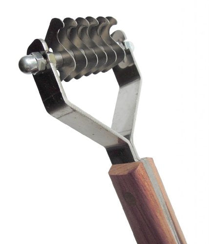 Original Dematting Undercoat Grooming Rake Stripper Tool For Dogs And Cats (6-Blade)