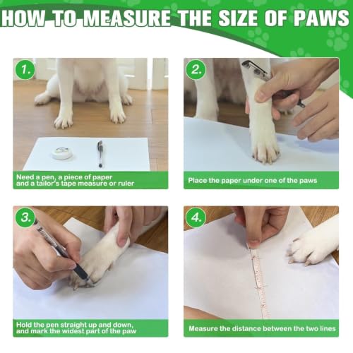Anti Slip Dog Socks to Prevent Licking Paws for Hot Pavement (Black / Medium)