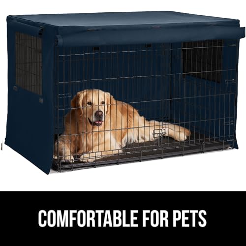 Dog Crate Covers (Navy / 48" X 30" X 33")