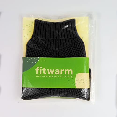 Dog Turtleneck Sweater (X-Large / Black)