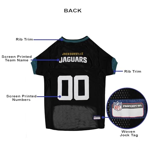 NFL Jacksonville Jaguars Dog Jersey (Jacksonville Jaguars / XX-Large)