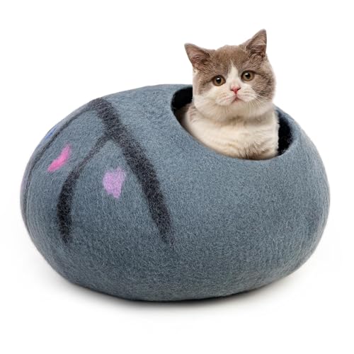 Premium Felt Cat Cave Bed (Enchanted)