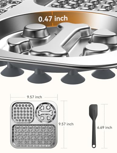Stainless Steel Lick Mat for Dogs and Cats