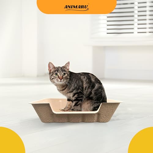 Disposable Litter Boxes (Brown / Jumbo - Low Entry 4-Pack)