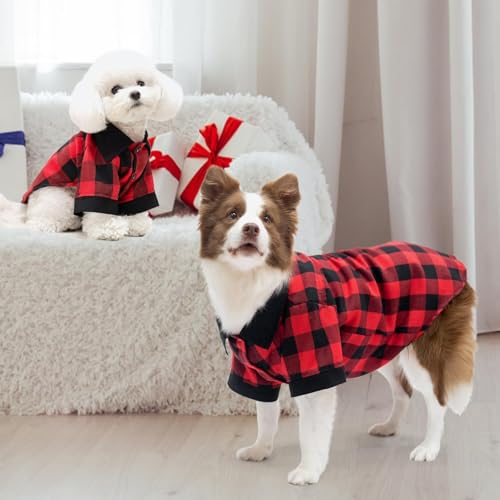 Christmas Dog Shirt (Small / Red)