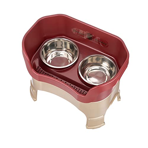 Neater Feeder Deluxe Mess (Large + Standard Bowl / Cranberry)