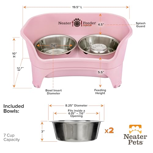 Express Model w (Medium to Large w/ Metal Slow Feed Bowl / Pink)