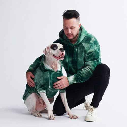 Dog Hoodie Buttery (Green Skydye / 5XL)
