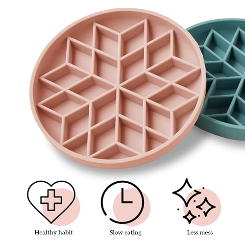 Slow Feeder Dog Bowl (Coral)