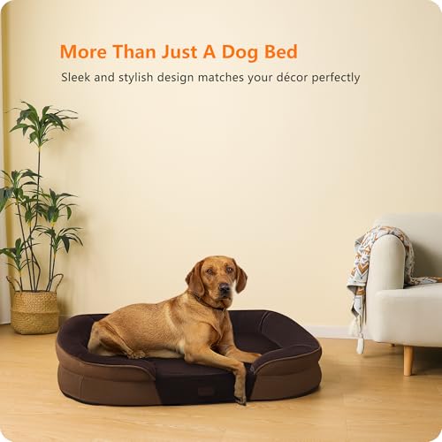 Orthopedic Waterproof X (X-Large(45 x 32 x 7 inch) / Brown)