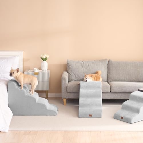 Curved Dog Stairs Ramp