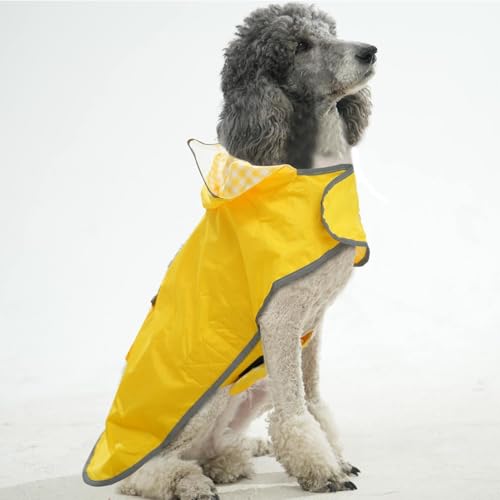 Dog Raincoat Reversible (Yellow / Medium(13-22lb))