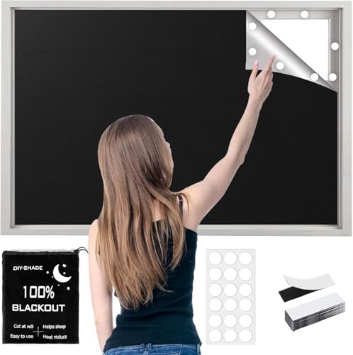 100% Blackout Window Cover (138"W x 57"H)