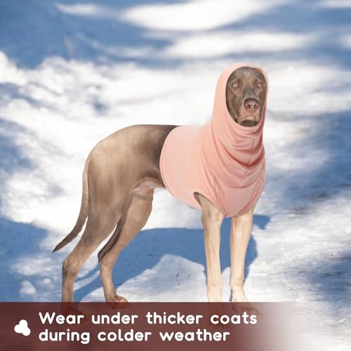 Dog Neck Cover (FleshPink / M(Chest: 20.5"))