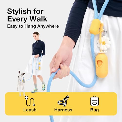 Dog Poop Bag Dispenser with Daisy Scented Waste Bags (Daisy / 1 Count (Pack of 105))