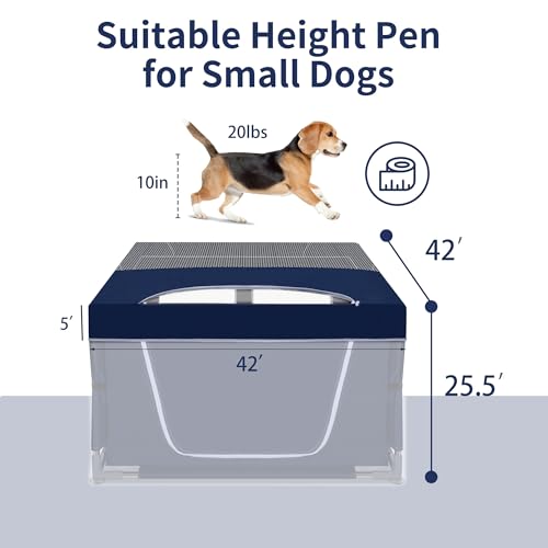 Dog Playpen Cover (Royal Blue)