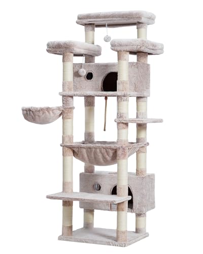 Cat Tree 74" Tower for Large Cats (74 inch / Muchroom)