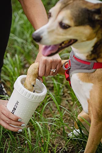 MudBuster Portable Dog Paw Cleaner (Bright White / Medium)