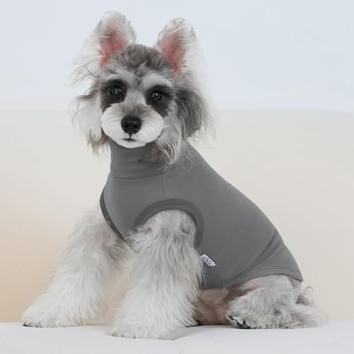 4 Pack Dog Sweaters Turtleneck Dog Clothes for Small Medium Large Dogs Boy Girl Warm Puppy Vest Shirt Winter Pullover Pet Sweatshirt Outfits (3X-Large(Chest-25.2") / Navy, Grey, Blue)