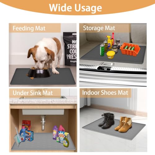 24" x 16" Dog Food Mat (Light Brown / 24"L x 16"W)