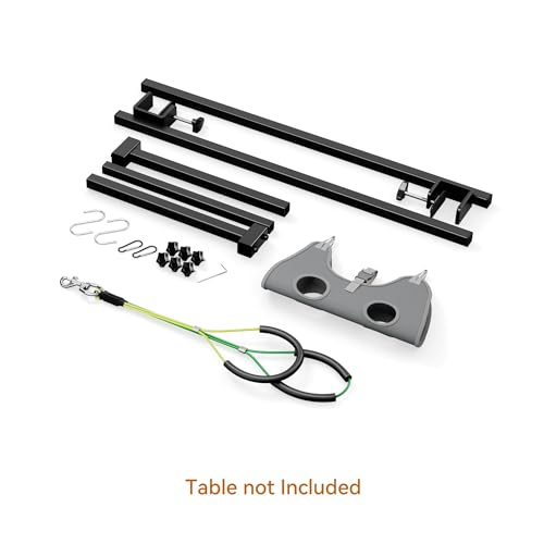 H Shape Dog Grooming Arm for Table (S Hammock (Leg Spacing: 4.5–9.5″))