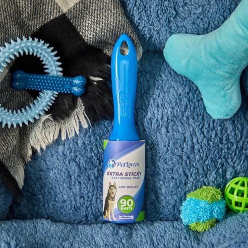 Extra Sticky Lint Roller Mega Value Set 720 Sheets for Pet Hair Removal and Clothes