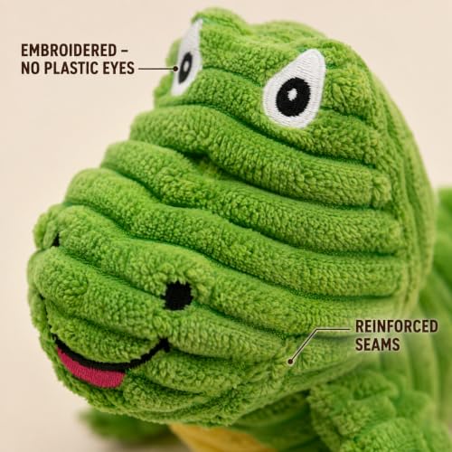 Plush Toys Assortment Value Bundle Puppy Pet Mutt Squeak Toy for Medium Large Dogs (Corduroy)