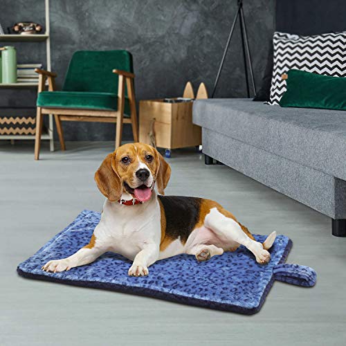 Pet Bed Mat M (1 Pack - M - 27" * 20" / Blue)