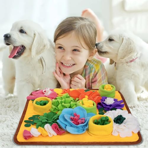 Snuffle Mat for Dogs (Orange)