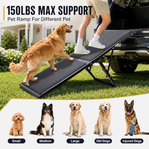 Dog Ramp for Car (Large-49.4"L x 16.1"W)