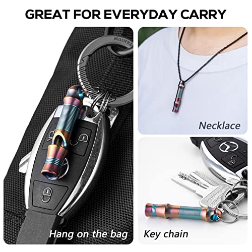 Titanium Emergency Whistle (Purple(1-pack))