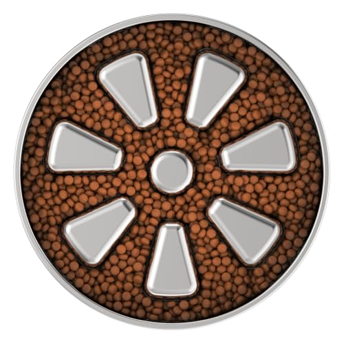 Slow Feeder Dog Bowl 4 (Spiral-2Pack / XL 4~4.5Cups)