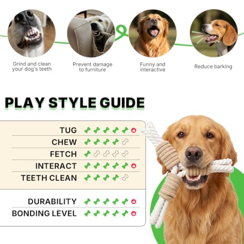 3 Way Dog Toys (3-Way Tug)