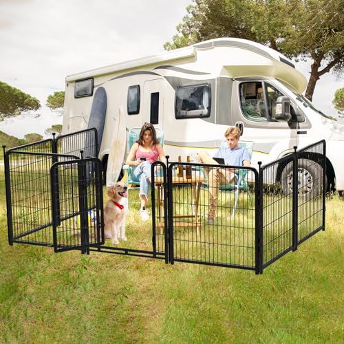 Garden Fencing 36 Inch High (36''(H)-4panels-8.9ft(L) no gate)