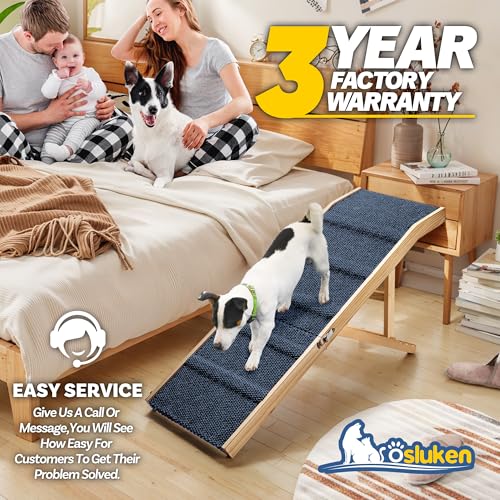 Dog Ramp for Couch (Wood / 49"X 17inch)